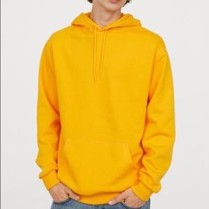 H&M Hooded Sweatshirt - Yellow✅